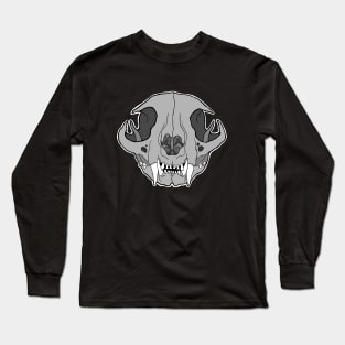 Cat Skull Long Sleeve T-Shirt